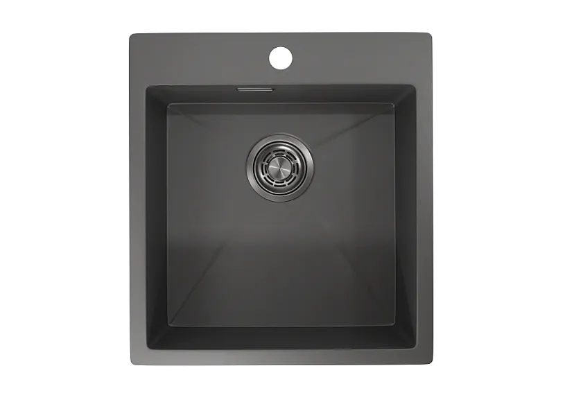 Фото товара: GRANULA 4600 мойка, нержавеющая сталь, графит матовый