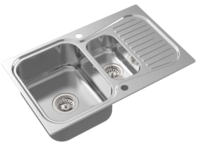 Фото товара: Oulin OL-359S (F&P), мойка, нержавеющая сталь сатин