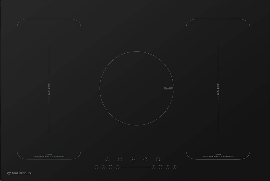Фото товара: Maunfeld EVI.775-FL2-BK индукционная поверхность