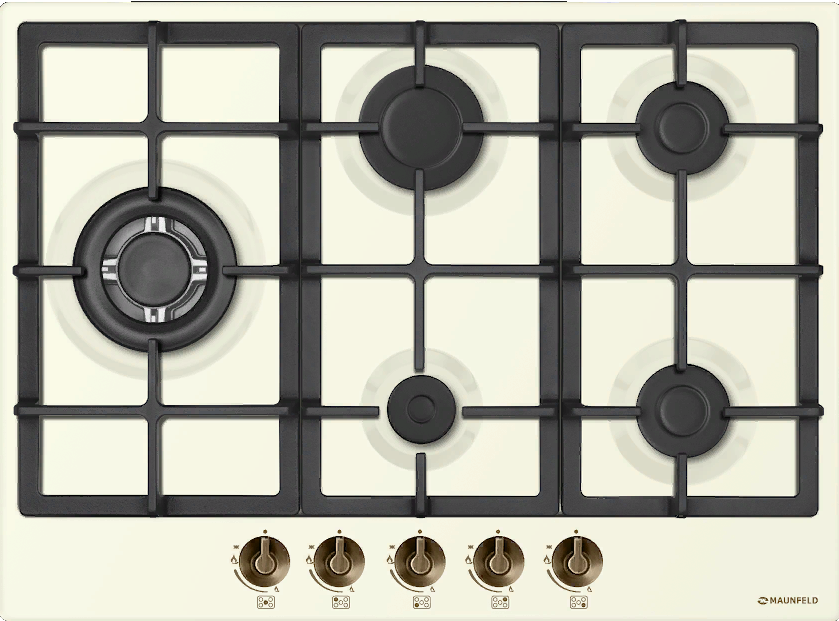 Детальное фото товара: Maunfeld EGHE.75.33CBG1.R/G газовая поверхность