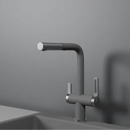 Фото товара: GRANULA 8170 смеситель, гранит, алюминиум