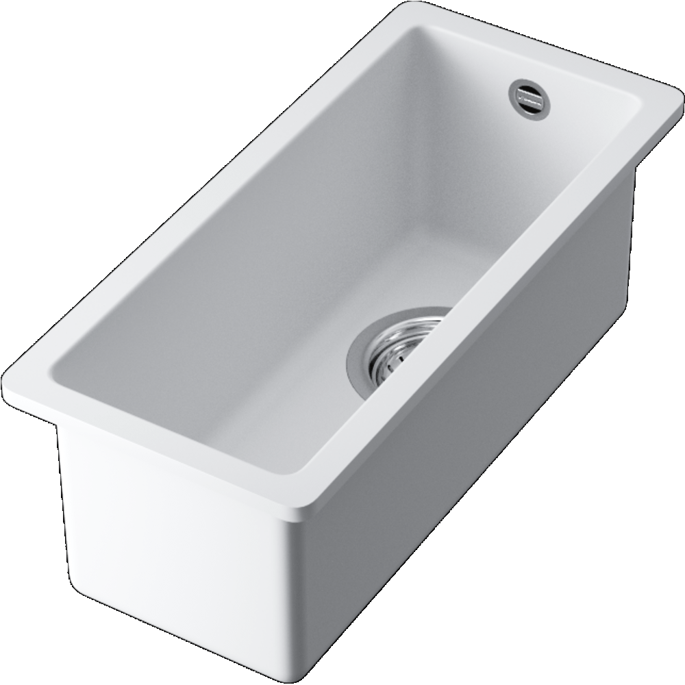 Детальное фото товара: Omoikiri Bosen 20-U-WH, мойка, гранит, белый