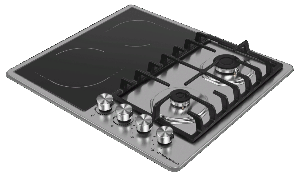 Детальное фото товара: Maunfeld EEHS.642VC.3CS/KG комбинированная поверхность