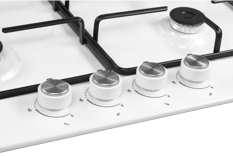 Monsher MSG 66 Blanc Детальное фото товара: Monsher MSG 66 Blanc газовая поверхность