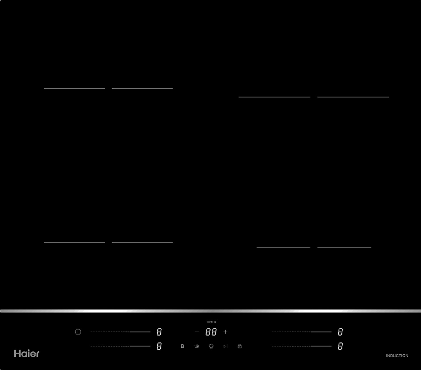 Фото товара: Haier HHY-Y64WSLB индукционная поверхность
