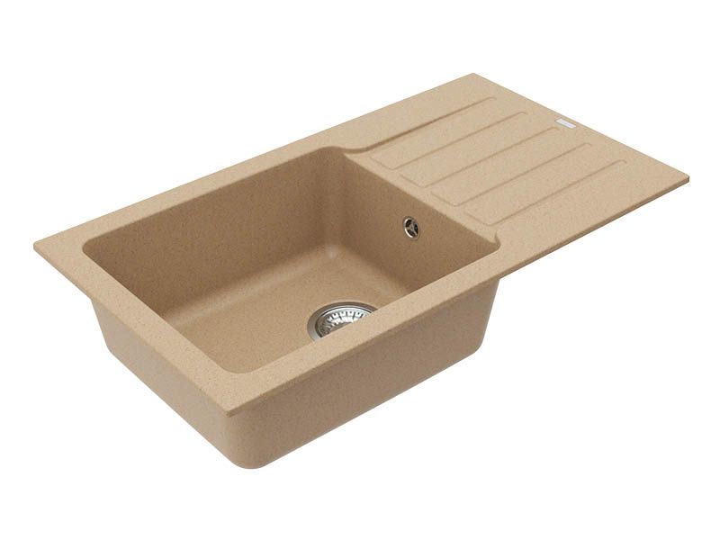 Детальное фото товара: ALVEUS GRANITAL NIAGARA 90 G55 BEIGE, мойка, гранит, бежевый (с сифоном 1130548)