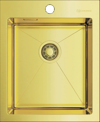 Фото товара: Omoikiri Akisame 41-LG, мойка, нержавеющая сталь/светлое золото