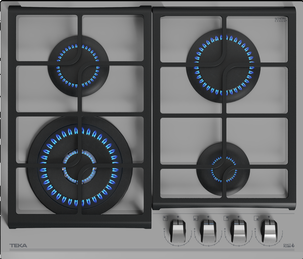 Детальное фото товара: Teka GZC 64320 XBC STEAM GREY газовая поверхность