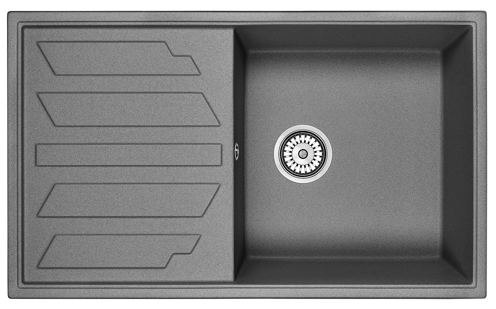 Фото товара: GRANULA 8601 мойка, гранит, графит