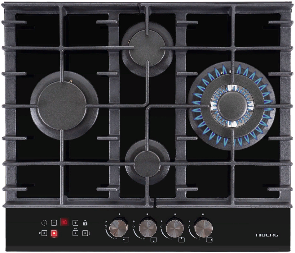 Фото товара: HIBERG VM 6145 B газовая поверхность