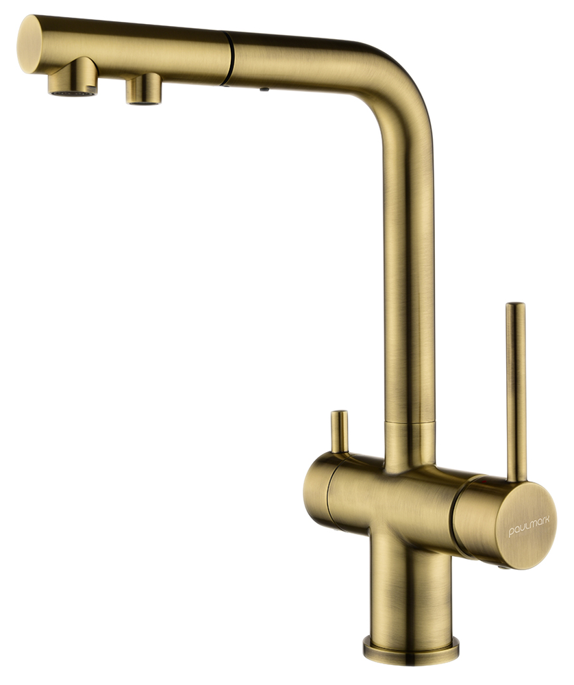 Фото товара: Paulmark SERPENTINE, смеситель, бронза