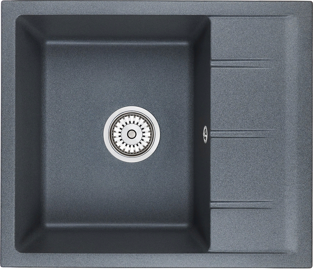 Детальное фото товара: Emar EMQ-1580.Q, мойка, гранит, антрацит