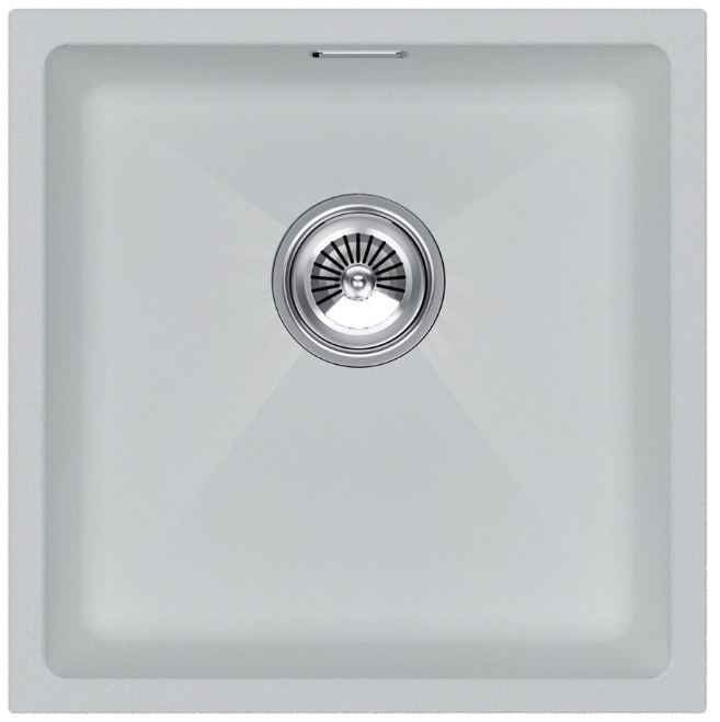 Детальное фото товара: Paulmark LUMI 45UNI, мойка, гранит, белый