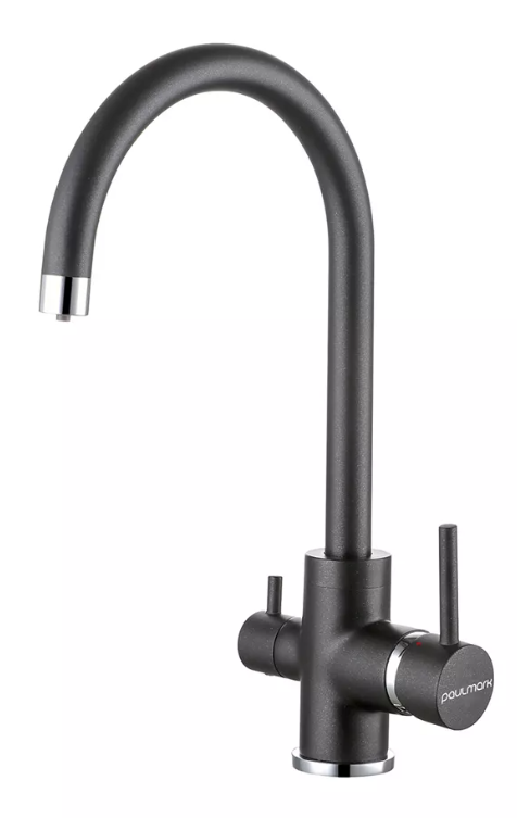 Фото товара: Paulmark ESSEN, смеситель, гранит, черный