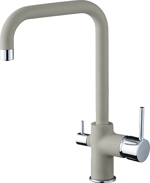 Фото товара: Rivelato TOVEL 9025203 topazio/cromo, смеситель, гранит, топаз/хром