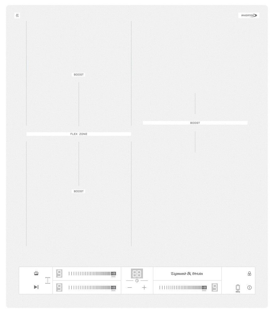 Фото товара: Zigmund & Shtain CI 24.4 W индукционная поверхность