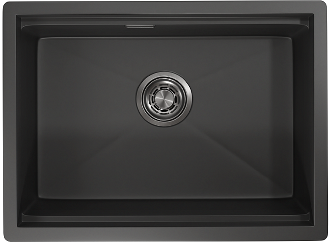 Фото товара: GRANULA 6045U мойка, нержавеющая сталь, черный матовый