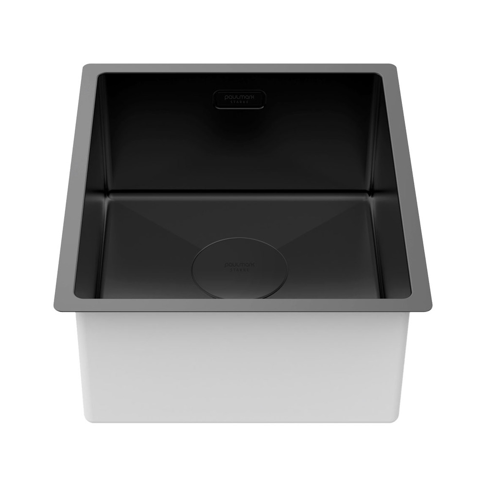 Детальное фото товара: Paulmark NEXT 38 UNI, мойка, нержавеющая сталь, матовый черный