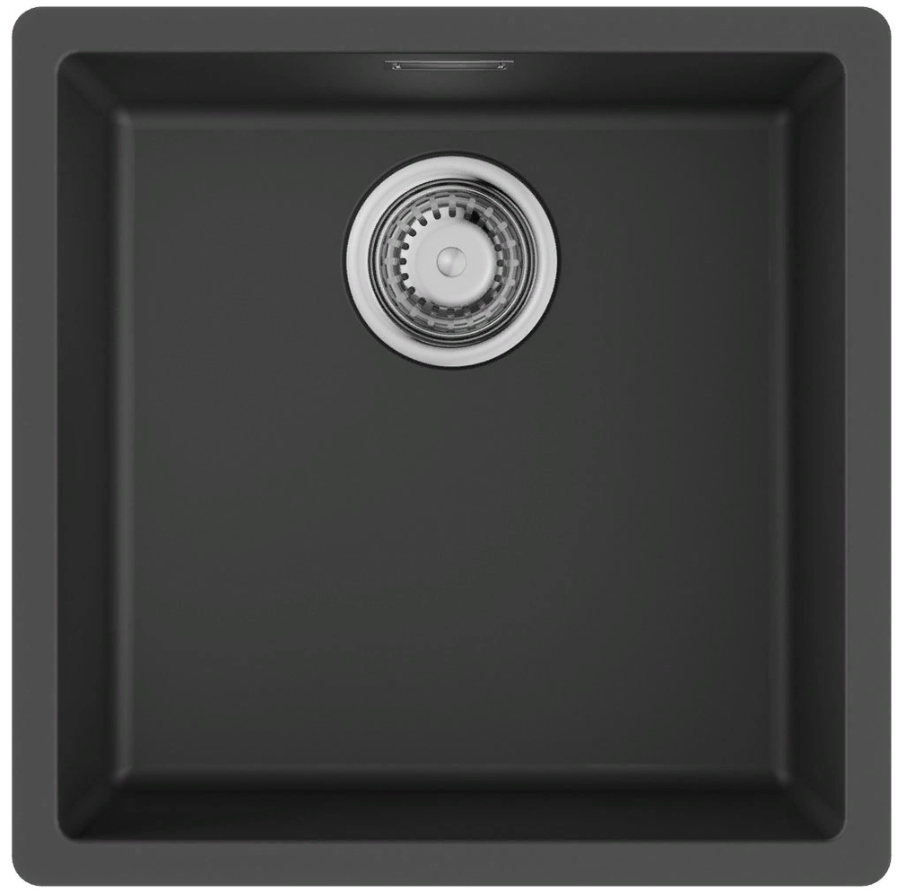 Omoikiri Yamakawa 45T-Integra-BL, мойка, гранит, черный Детальное фото товара: Omoikiri Yamakawa 45T-Integra-BL, мойка, гранит, черный