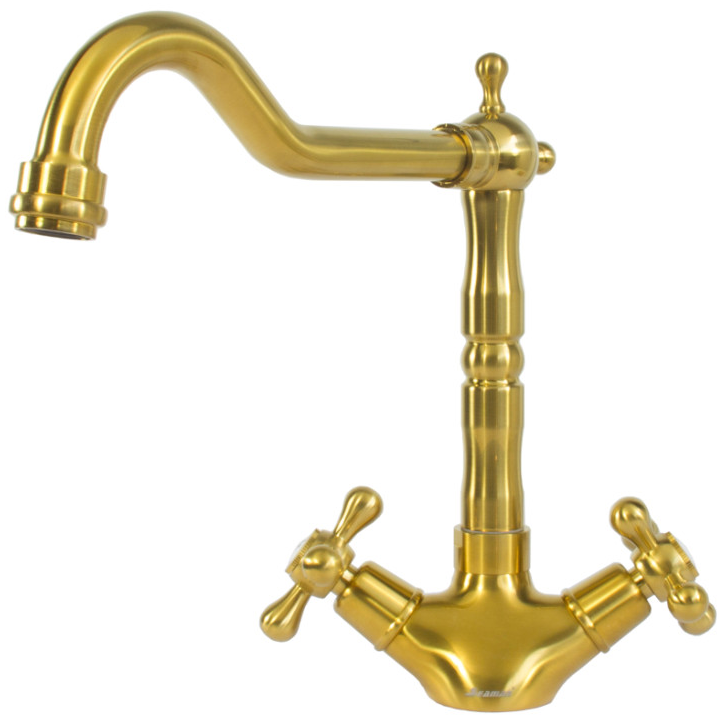 Seaman Barcelone SSL-5079-GS (Gold Satin, PVD, satin) Детальное фото товара: Seaman Barcelone SSL-5079-GS (Gold Satin, PVD, satin)
