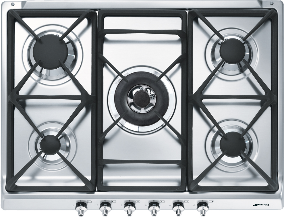 Фото товара: Smeg SE70SGH-5 газовая поверхность
