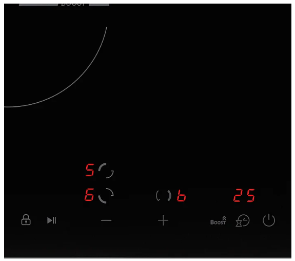 Детальное фото товара: Krona MAGIER 45 BL 3BTK индукционная поверхность