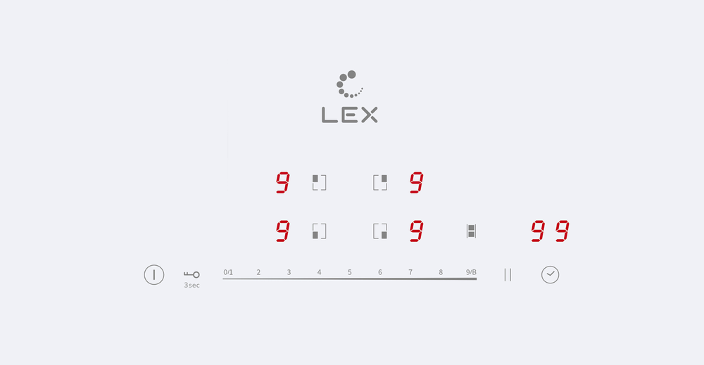 LEX EVI 641B WH Детальное фото товара: LEX EVI 641B WH индукционная поверхность
