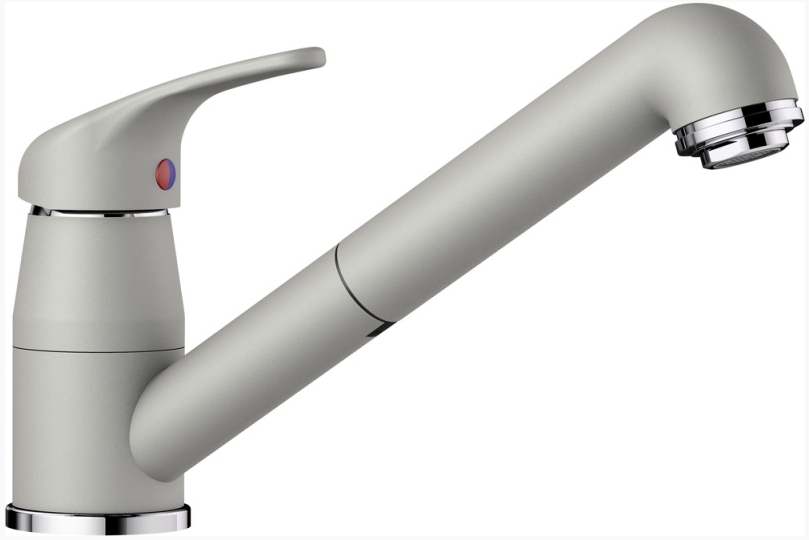 Фото товара: Blanco Daras-S, смеситель, гранит, жемчужный