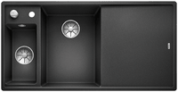 Детальное фото товара: Blanco Axia III 6S, мойка,чаша слева, гранит, антрацит, разделочный столик ясень