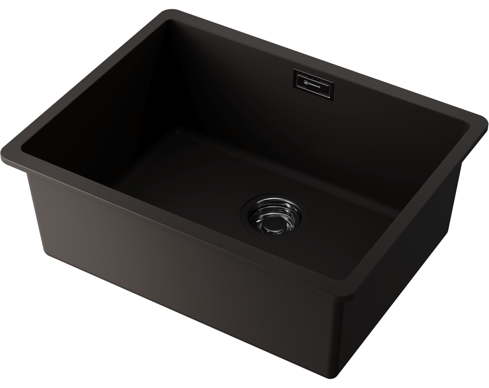 Omoikiri Kata 54-U-ES, мойка, гранит, эспрессо Детальное фото товара: Omoikiri Kata 54-U-ES, мойка, гранит, эспрессо