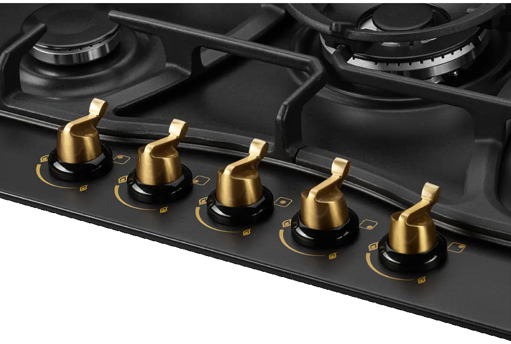 Kuppersberg FG 703 B Bronze Детальное фото товара: Kuppersberg FG 703 B Bronze газовая поверхность