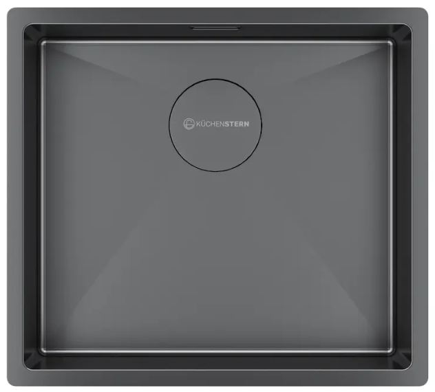 Фото товара: KUCHENSTERN KRAFT 50, мойка, нержавеющая сталь, вороненая сталь