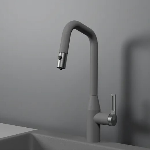 Фото товара: GRANULA 8171 смеситель, гранит, алюминиум