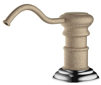 Omoikiri OM-01-CA, дозатор для моющего средства, карамель Фото товара: Omoikiri OM-01-CA, дозатор для моющего средства, карамель