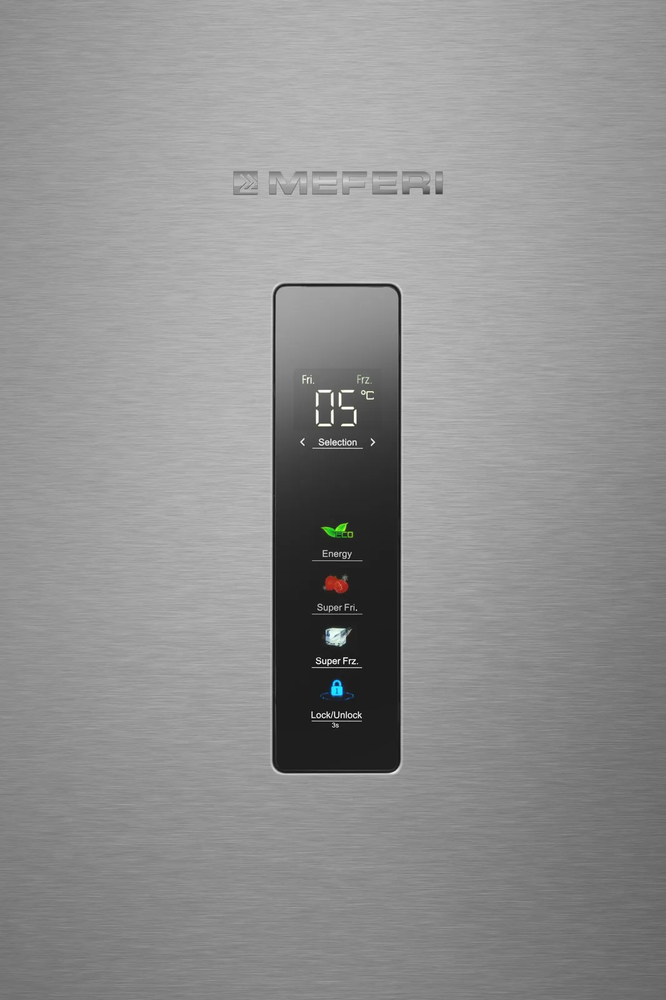 Детальное фото товара: MEFERI MFR185IX TOTAL NO FROST COMBI ULTRA