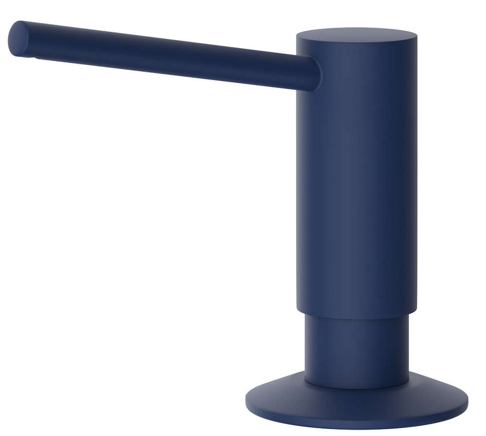 Omoikiri OM-02-IB, дозатор для моющего средства, indigo blue Фото товара: Omoikiri OM-02-IB, дозатор для моющего средства, indigo blue