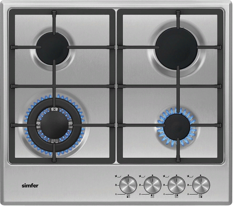 SIMFER H60V41M516 Детальное фото товара: SIMFER H60V41M516 газовая поверхность