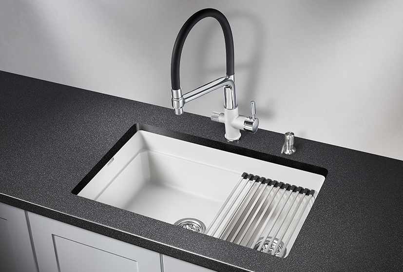 Детальное фото товара: GRANULA 7304U мойка, гранит, арктик (белый)