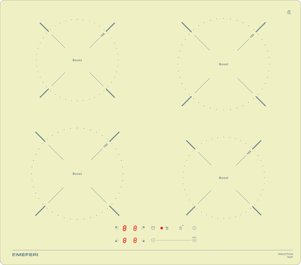 Фото товара: MEFERI MIH604BG POWER индукционная поверхность