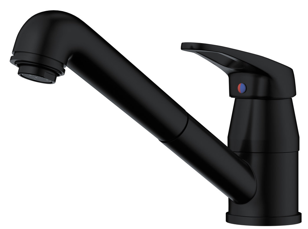 Фото товара: Omoikiri Tateyama-S-GB, смеситель, гранит, графит