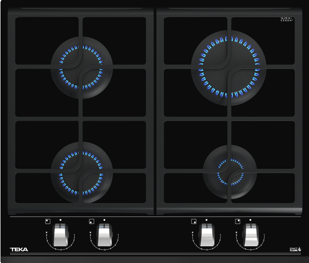 Фото товара: Teka GZC 64300 XBN BLACK газовая поверхность