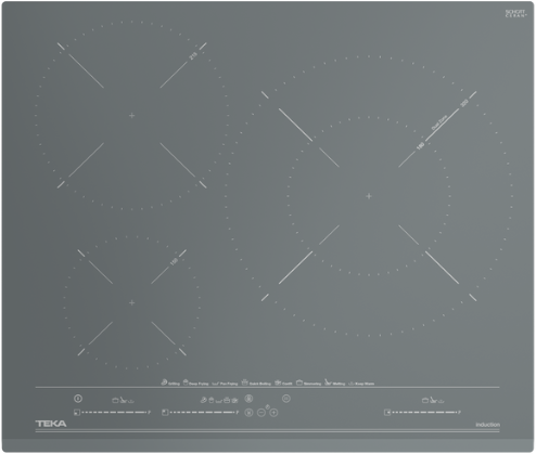 Фото товара: Teka IZC 63630 MST STONE GREY индукционная поверхность