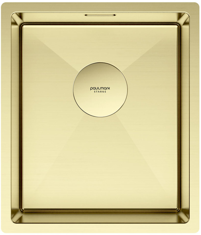 Фото товара: Paulmark NEXT 38 UNI, мойка, нержавеющая сталь, светлое золото