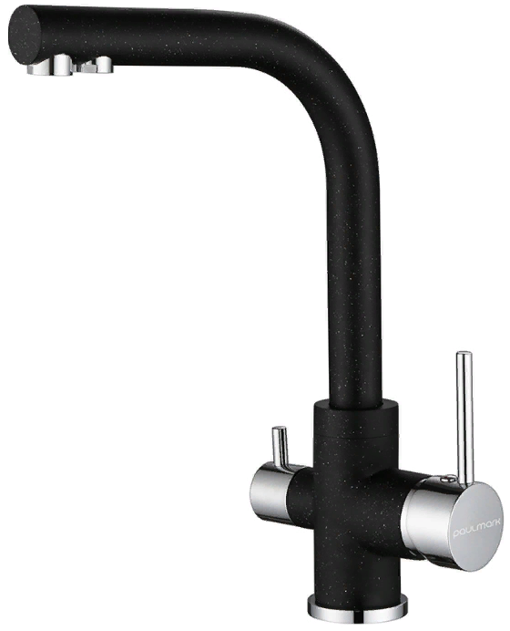 Фото товара: Paulmark ESSEN, смеситель, гранит, черный