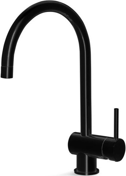 Фото товара: Falmec EASY ROUND MATT BLACK, смеситель, черный матовый