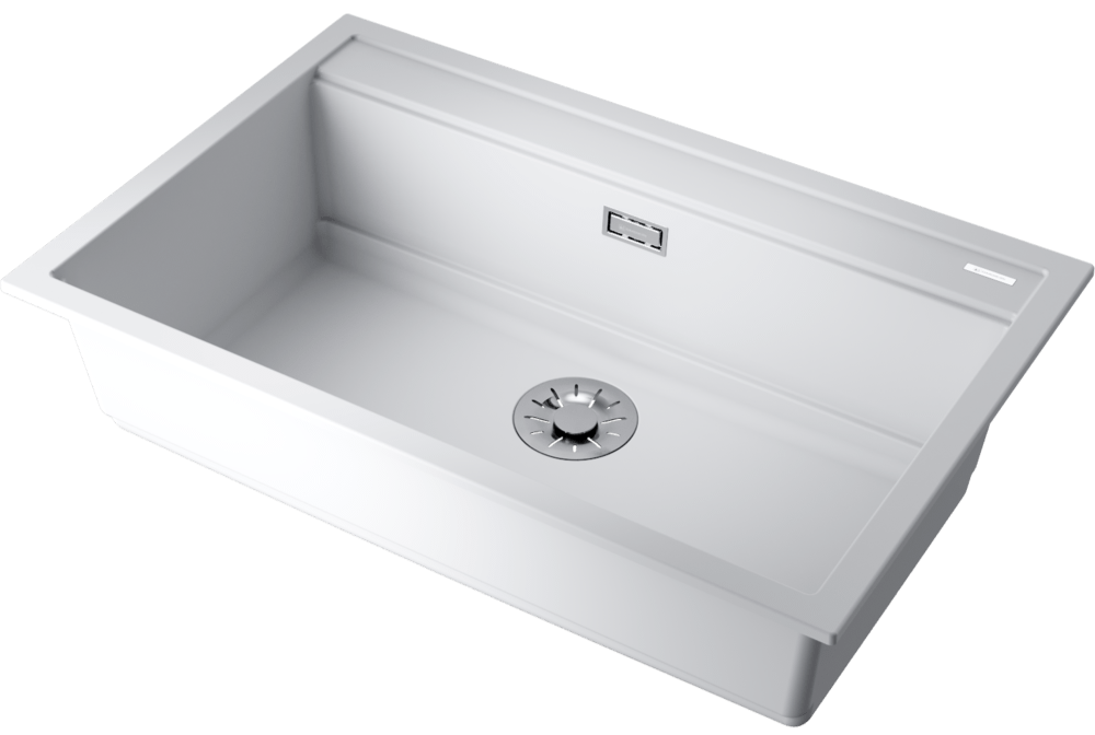 Детальное фото товара: Omoikiri Kitagawa 79-LB-WH, мойка, керамика, белый
