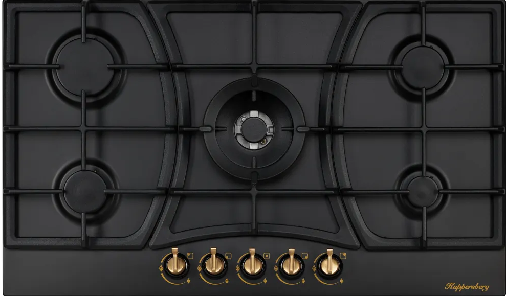 Kuppersberg FS 903 B Bronze Детальное фото товара: Kuppersberg FS 903 B Bronze газовая поверхность