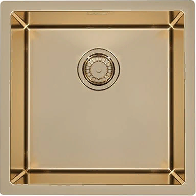 Фото товара: ALVEUS QUADRIX MONARCH 30 BRONZE, мойка, нержавеющая сталь, бронза (в компл. с выпуском без сифона)