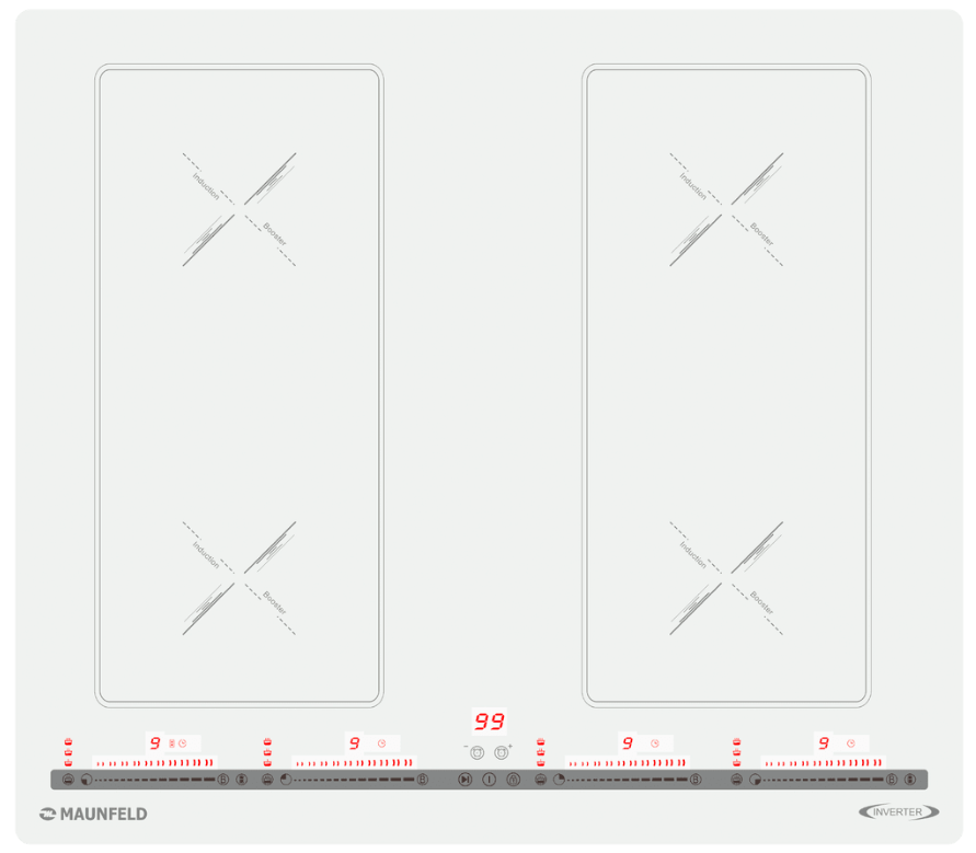 Фото товара: Maunfeld CVI594SB2BGA Inverter индукционная поверхность