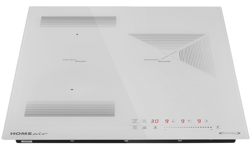 Детальное фото товара: HOMSair HIC43BWH Inverter индукционная поверхность